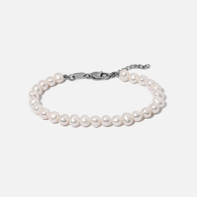 Schmuck-Set - Perlenkette und Perlenarmband - warpedsense