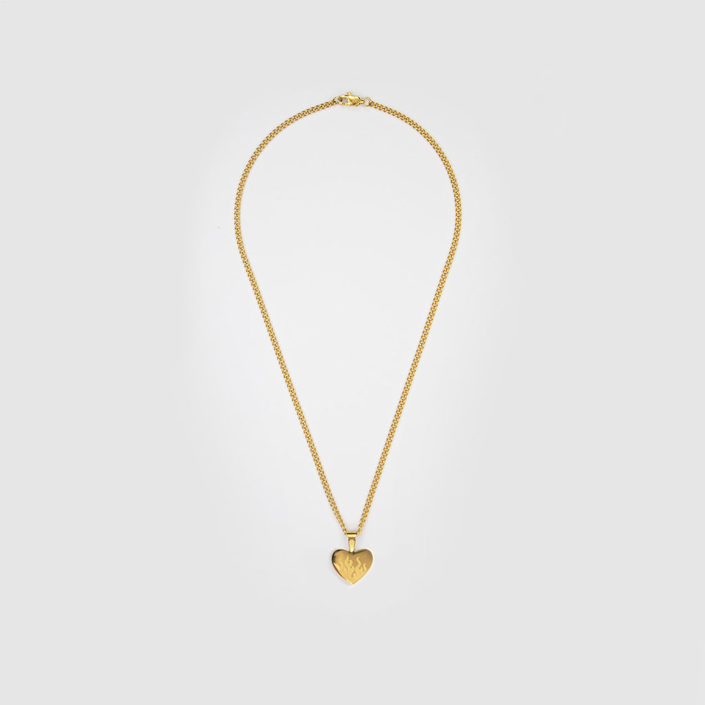 Flaming Heart Chain - warpedsense