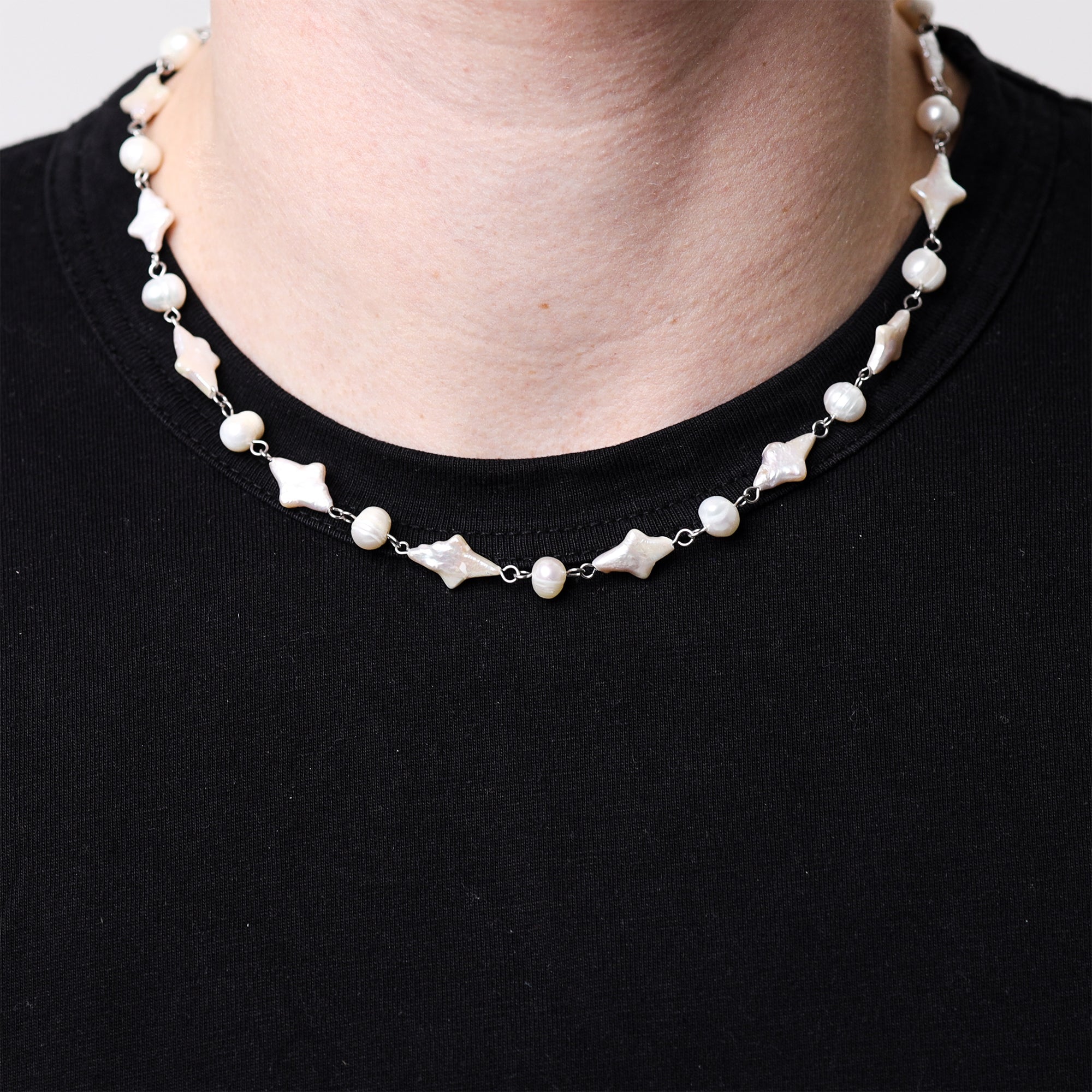 Big Stars Pearl Necklace | 1 of 1 - warpedsense