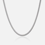 Layering Set - Kreuzkette mit Cuban Link