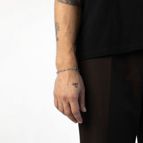 Klassisches Gliederarmband für Herren im Streetwear-Stil | warpedsense® 