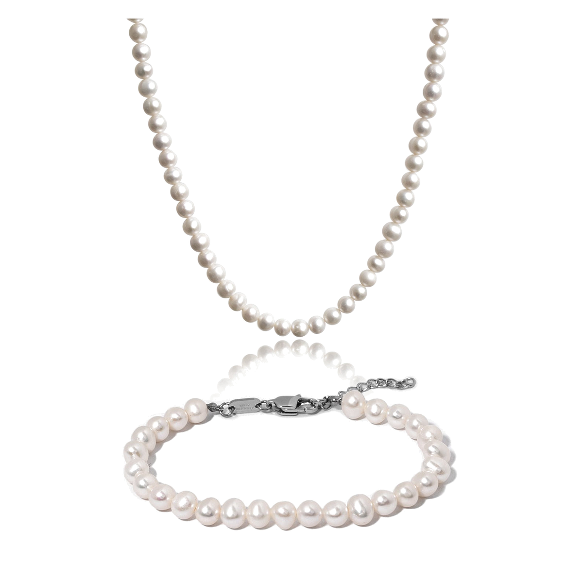 Pearl Set mit Perlenkette und Perlenarmband