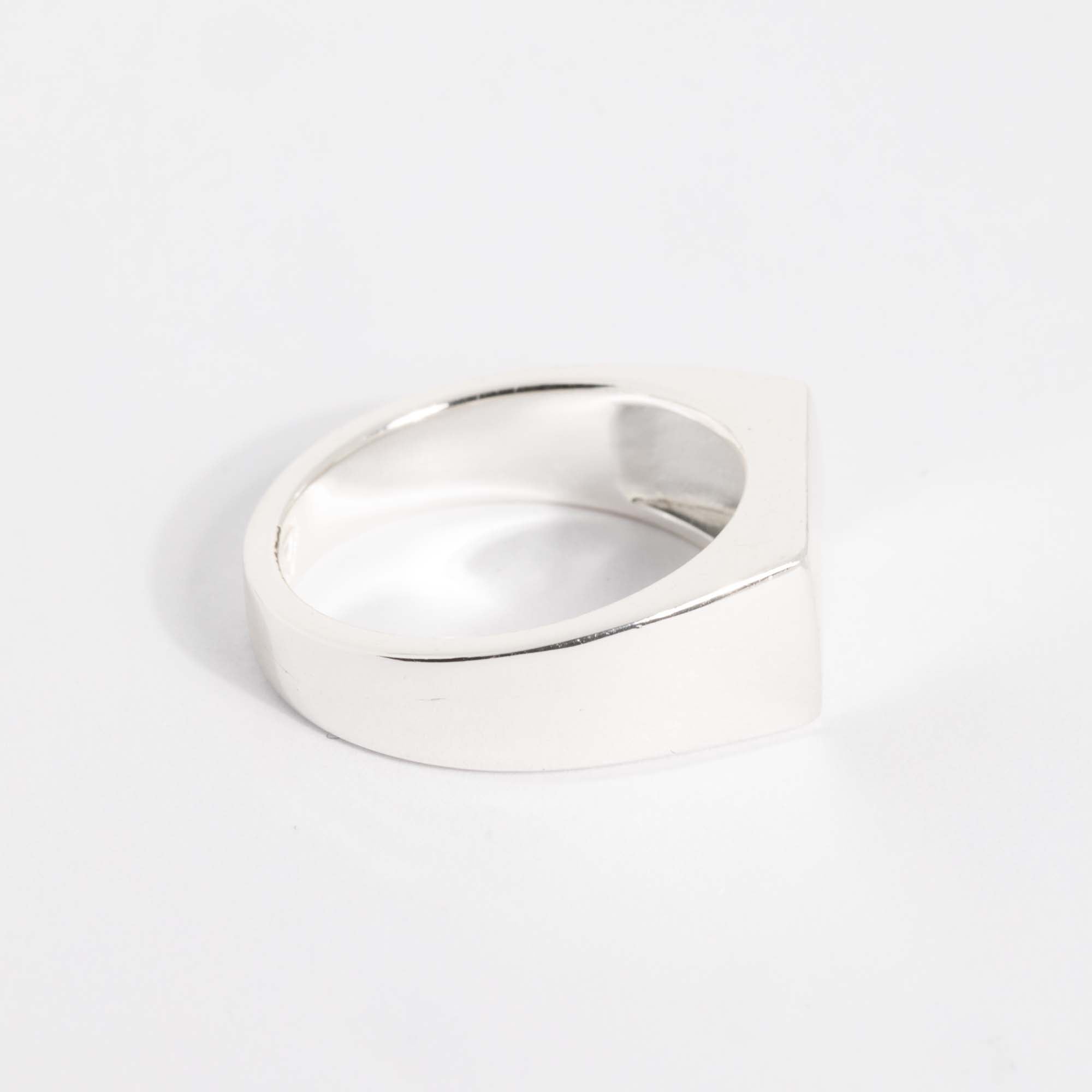 Signet Ring | Light Silver - warpedsense