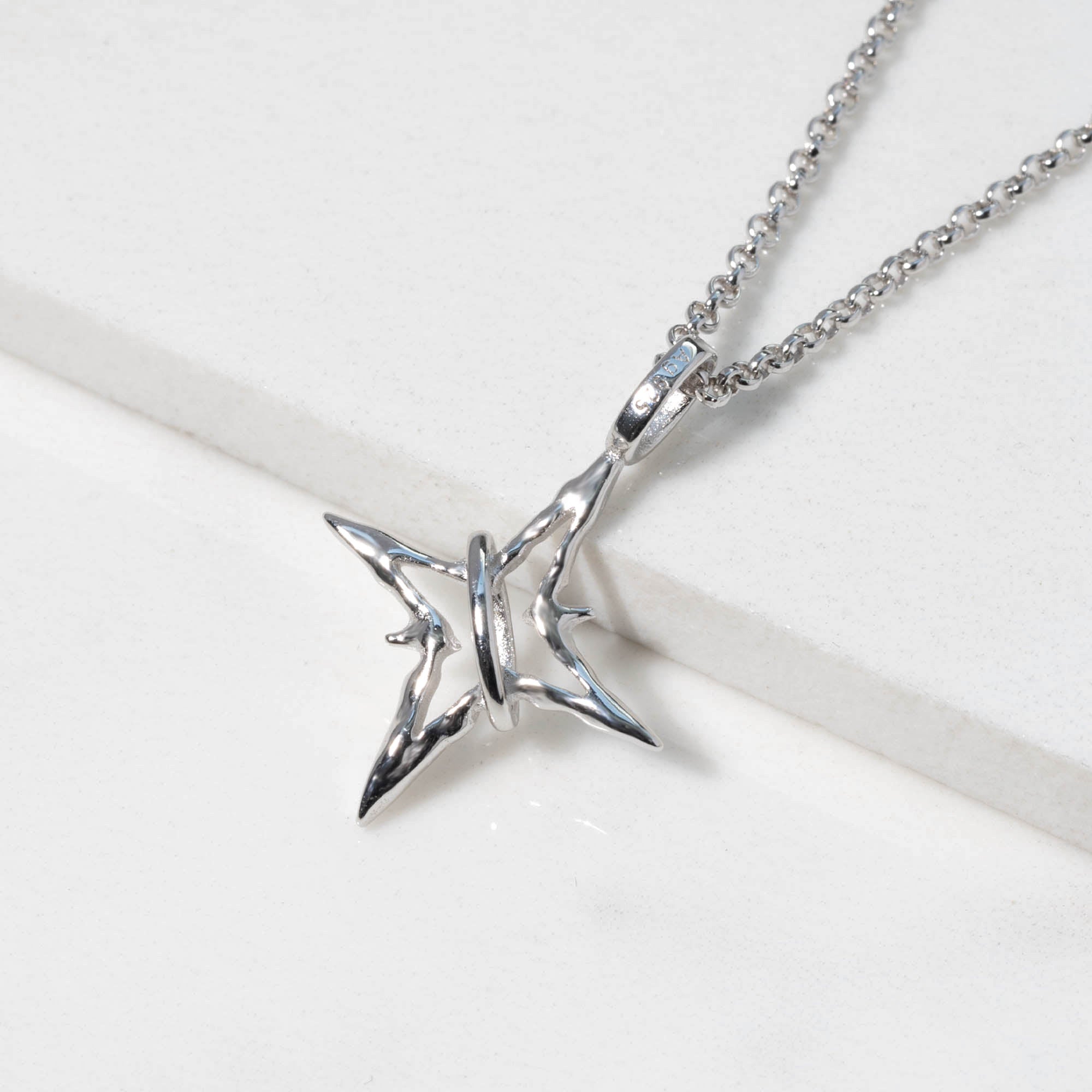 Star Set in Silver | Streetwear Jewelry | 925 Sterling Silver