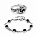 Synergy Set mit Ring und Black Synergy Armband