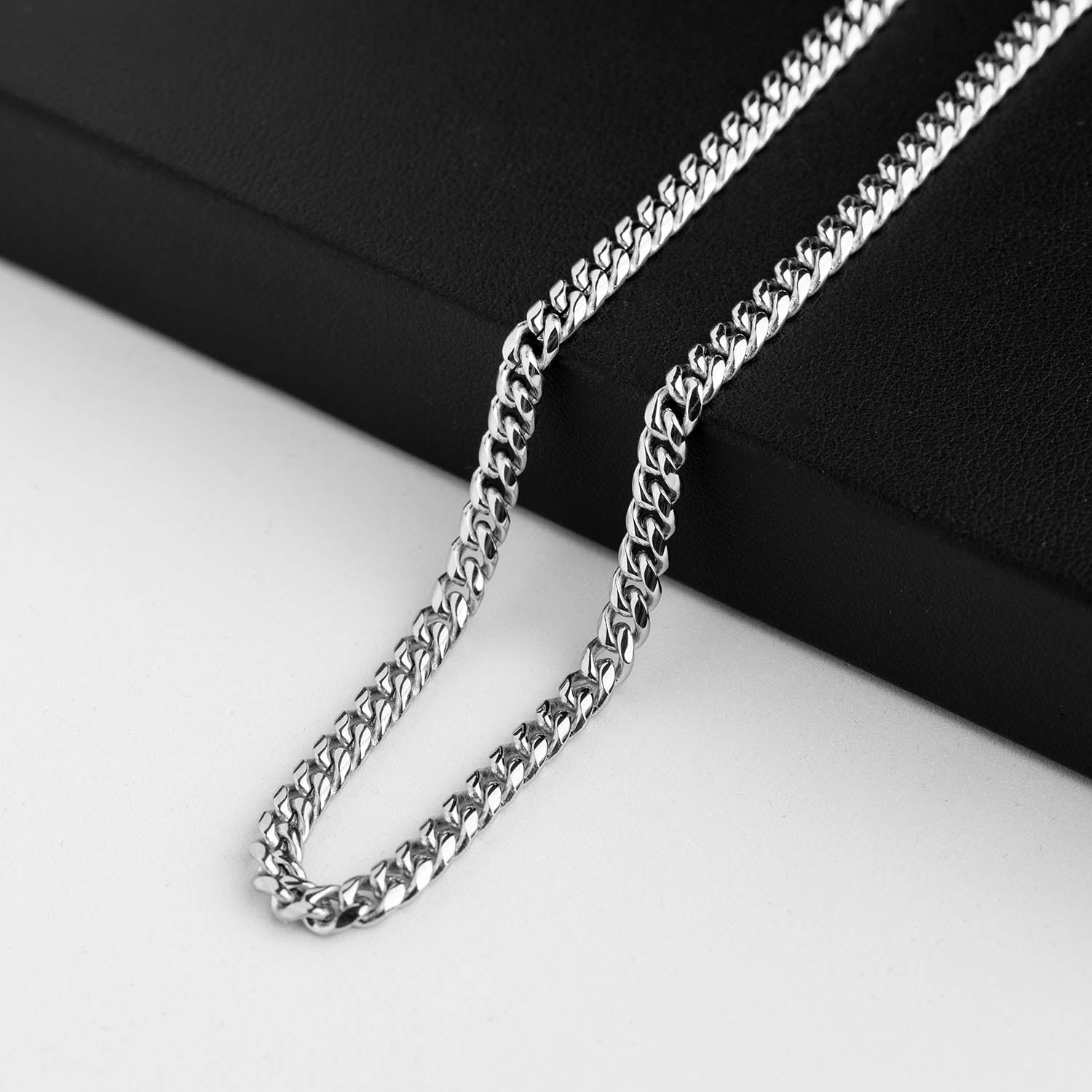 Schmuck-Set - Cuban Link Halskette + Armband - warpedsense