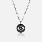 Schwarze Logo Halskette - warpedsense