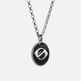 Schwarze Logo Halskette - warpedsense
