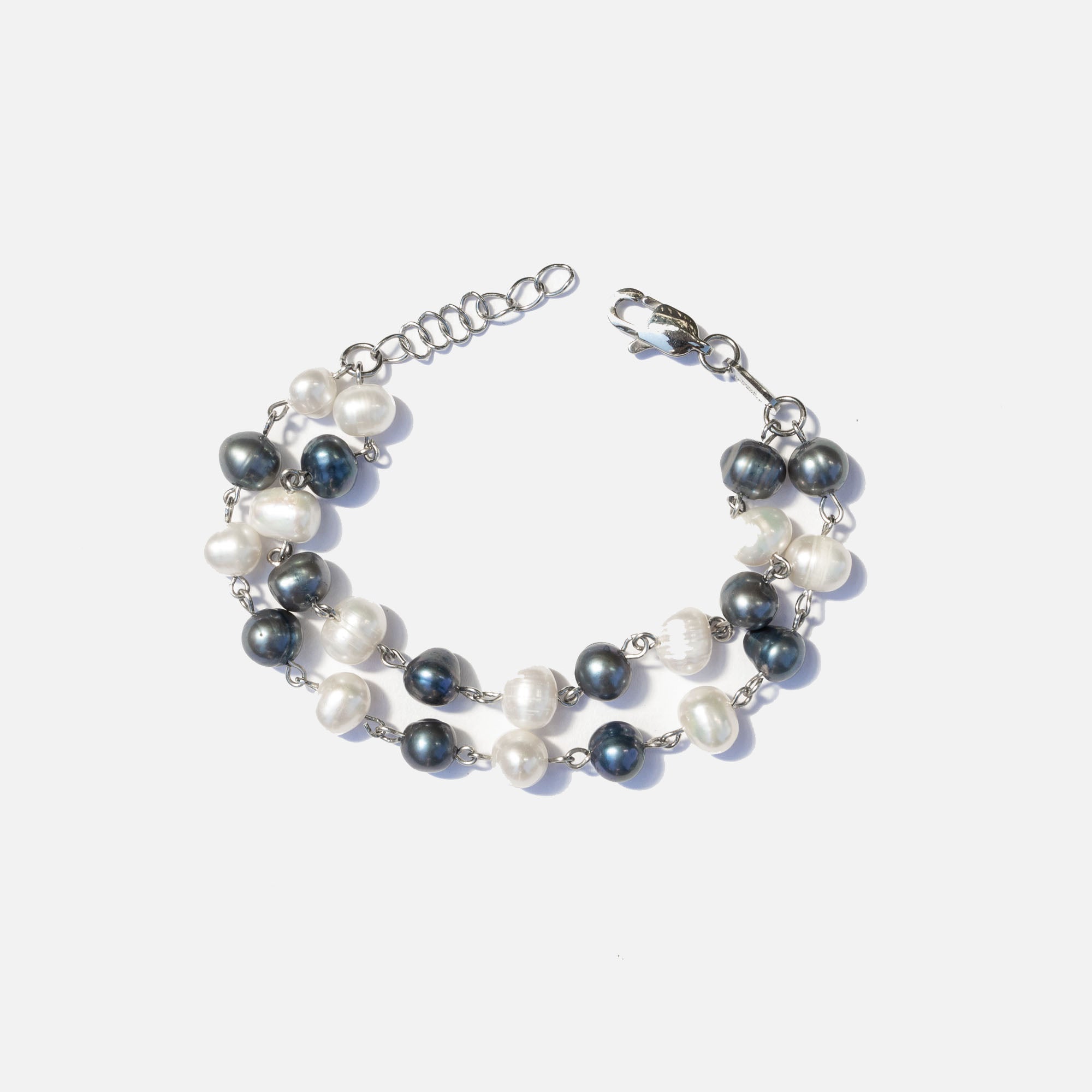 Double-Up Pearl Bracelet - warpedsense