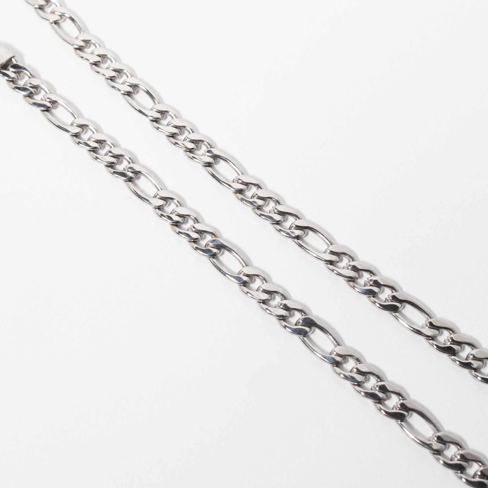 4mm Figaro Halskette - warpedsense