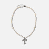 Inferno Cross Necklace