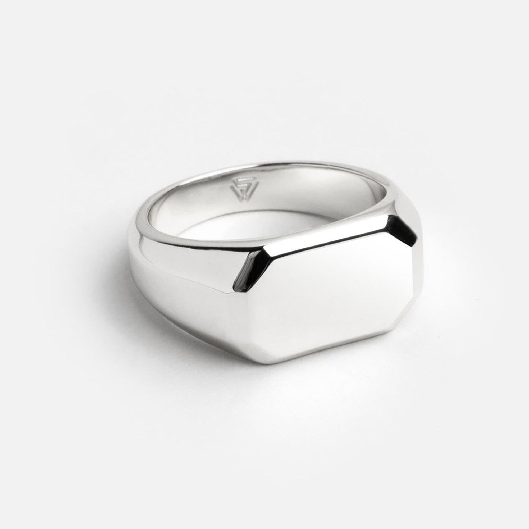 Octagon Signet Ring - warpedsense