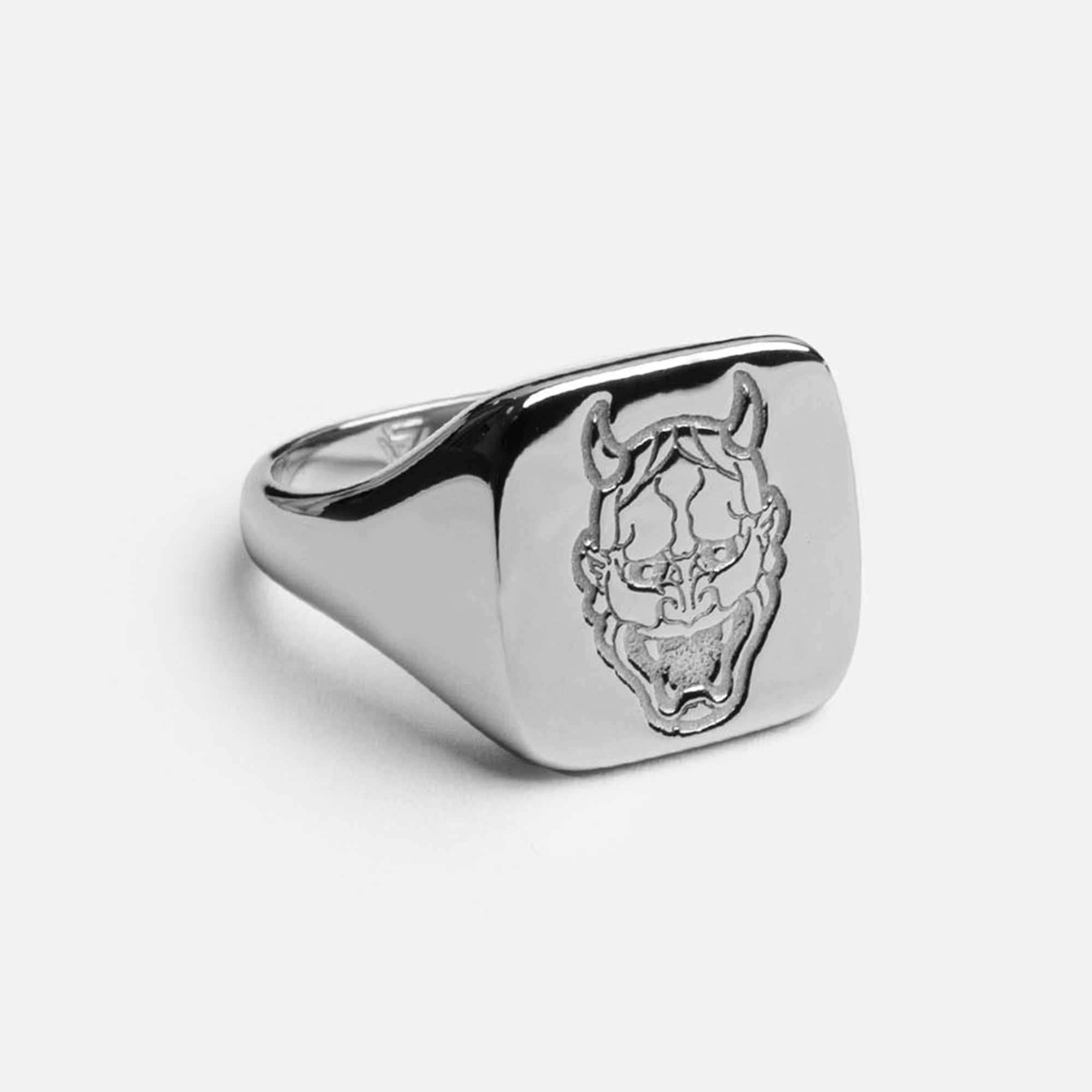 Oni Mask Ring - warpedsense