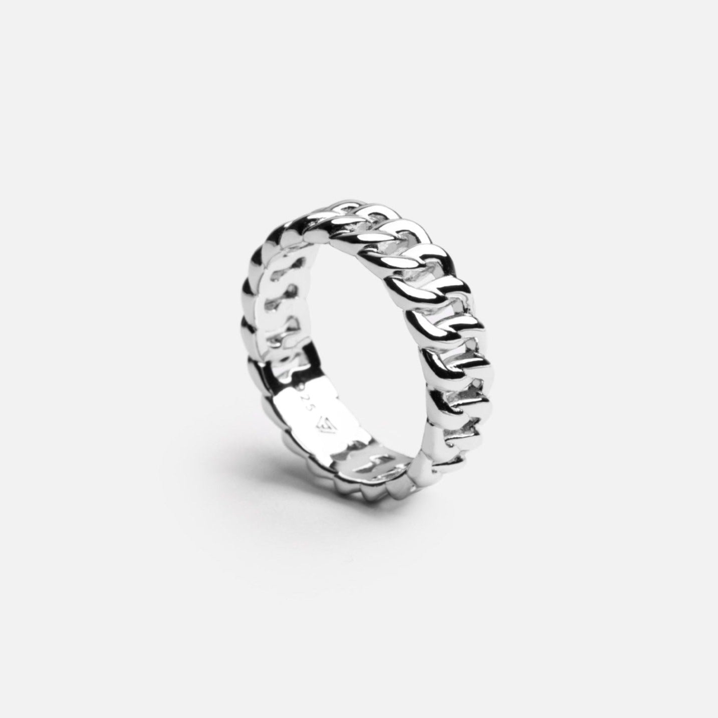 Slim Cuban Ring - warpedsense